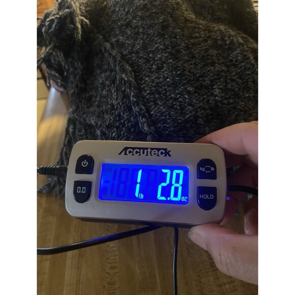 Kensie Grey Marled Fringe Knit Open Front Cardigan Sweater L Asymmetrical - Picture 15 of 15